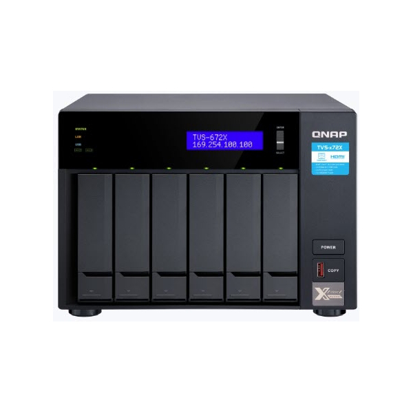 69 ذخیره ساز تحت شبکه کیونپ TVS-672X-i5-8G - Image 1