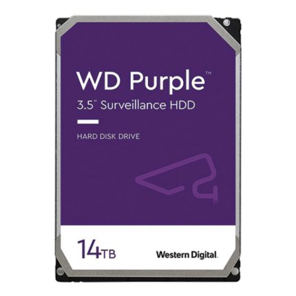 هارد  اینترنال وسترن دیجیتال مدل Purple WD140PURZ ظرفیت 14 ترابایت