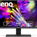 تصویر مانیتور بن‌کیو مدل GW2780 با نمایشگر ۲۷ اینچی Full HD، پنل IPS و طراحی مینیمال