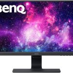 مانیتور BenQ 23.8 اینچ مدل GW2480 با پنل IPS و طراحی بدون حاشیه مناسب کاربری روزمره