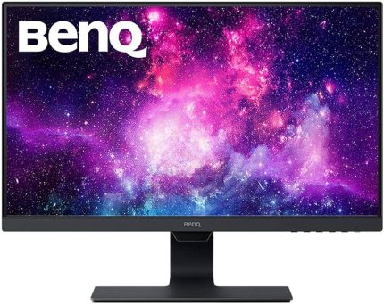 مانیتور BenQ 23.8 اینچ مدل GW2480 با پنل IPS و طراحی بدون حاشیه مناسب کاربری روزمره