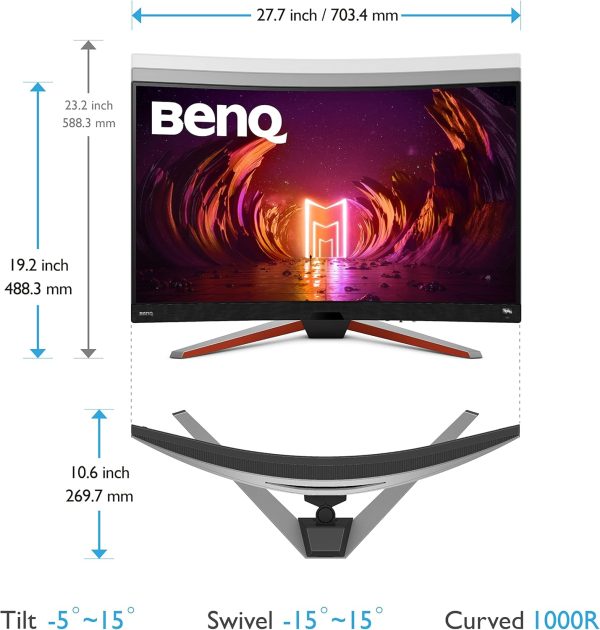 مانیتور بن کیو 31.5اینچ مدل EX3210R