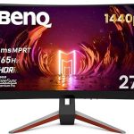تصویر مانیتور BenQ EX2710R با صفحه نمایش ۲۷ اینچی، وضوح QHD و نرخ نوسازی 165 هرت