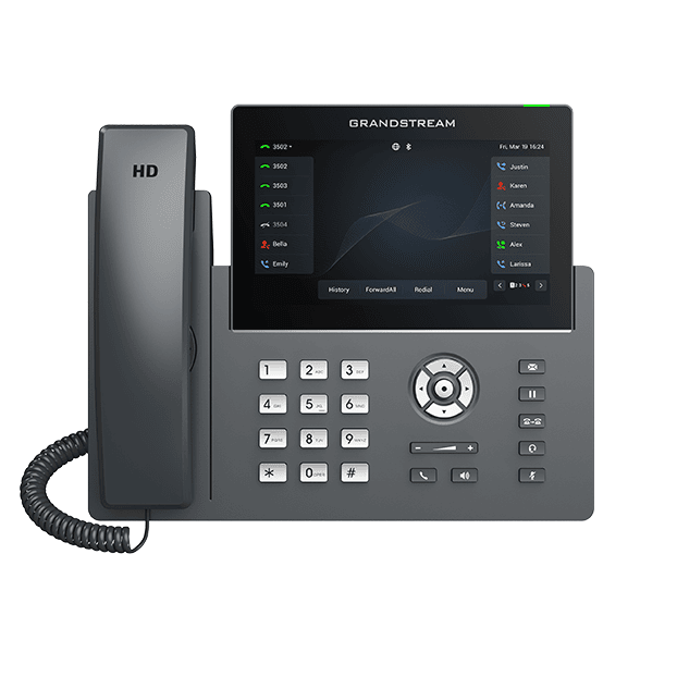 تلفن مدیریتی گرنداستریم GRP2670 با صفحه لمسی ۷ اینچی و وای‌فای داخلی